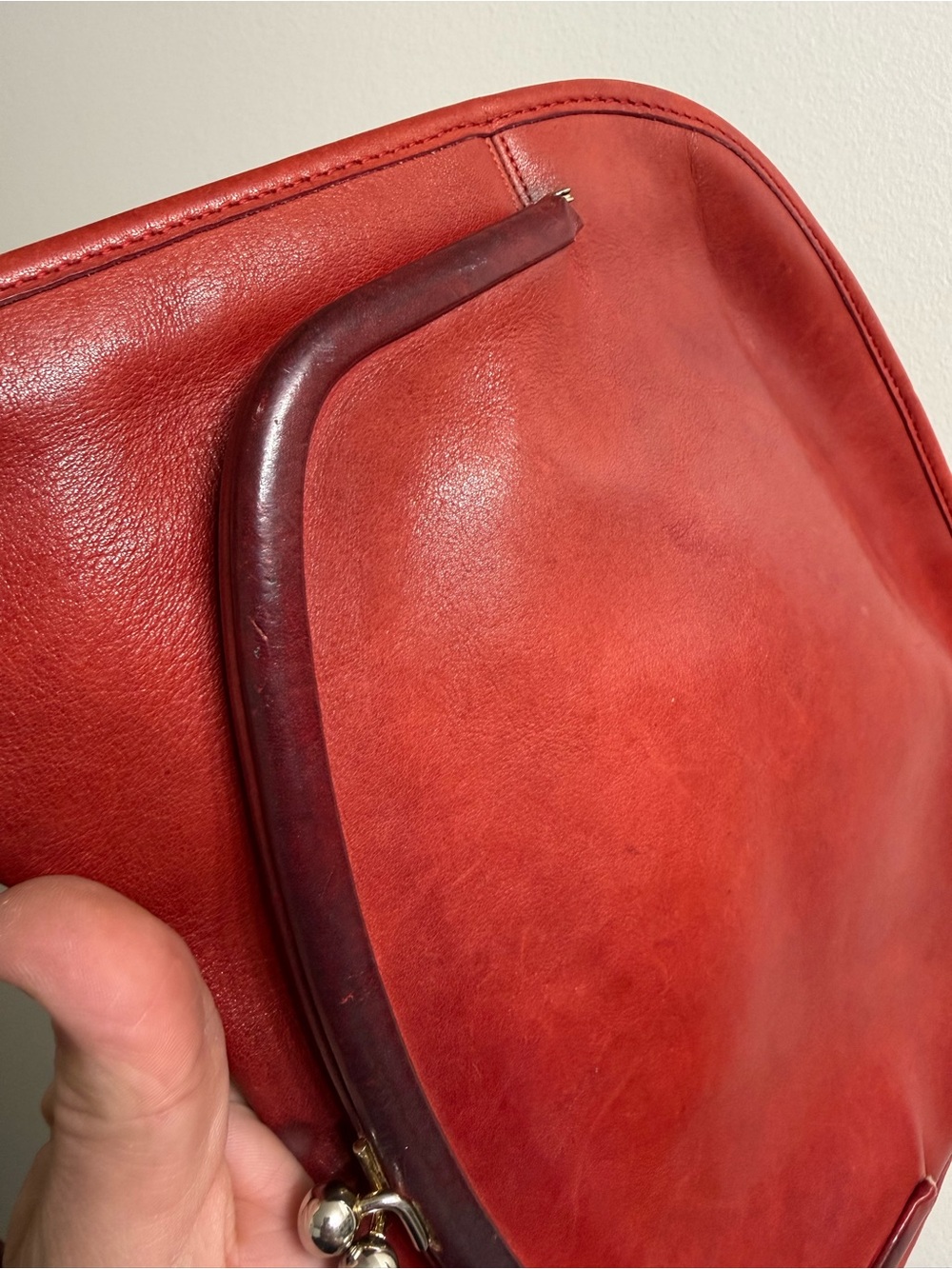 Rare Vintage Coach Bonnie Cashin 1970’s Frame Pouch - Picture 14 of 16